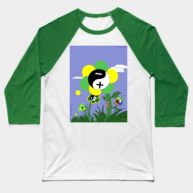 FlowerPowers (merch) Baseball T-Shirt by KyleRoze